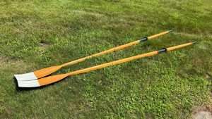 Piantedosi wooden sculling oars